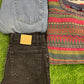 18 Piece Wholesale Bundle Lot of 1990s & 2000s Music, Pro / College Sports, Jeans, Promotional Items, Russell Athletic Made in USA