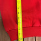 The Ohio State University Buckeyes Embroidered Graphic Crewneck | Size Medium | Vintage 1980s College Red Sweater | Free Shipping to USA |
