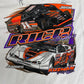 Rice Brothers Kuzman Racing NASCAR Graphic Tee | Size Medium | Vintage 2000s Racing White & Orange T-Shirt | Free Shipping to USA |