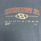 Dale Earnhardt Jr Budweiser NASCAR Graphic Tee | Size Large | Vintage 2000s Blue Racing T-Shirt | Chase Authentics | Free Shipping to USA |