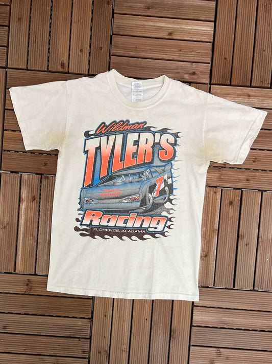 Wildman's Tyler NASCAR Racing Graphic Tee | Size Small | Vintage 2000s Racing T-Shirt | Florence, Alabama | Free Shipping to USA |