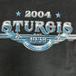 Sturgis Bike Rally Mount Rushmore Graphic Tee | Size XL | Vintage 2000s Motorcycle Biker Black T-Shirt | Sturgis, SD | Free Shipping to USA|