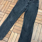 Lee Branded Straight Leg Fit Black Jeans | Size 34 x 30 | Vintage 1990s American Branded Faded Black Jeans | Free Shipping to USA |