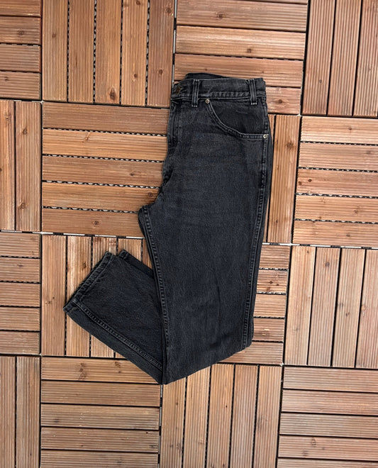 Lee Branded Straight Leg Fit Black Jeans | Size 34 x 30 | Vintage 1990s American Branded Faded Black Jeans | Free Shipping to USA |