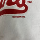 MLB Baseball Team Graphic Crewneck | Size X-Large | Vintage 1990s MLB Baseball White Sweater | Free Shipping to USA |