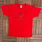 Broadway New York Embroidered Graphic Tee | Size Large | Vintage 2000s Promotional Tourist Red T-Shirt | Free Shipping to USA|