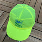NLGI Sawgrass '95 Graphic Hat | Adjustable With Sliding Strap | Vintage 1990s Promotional Yellow / Green Cap |