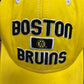 Boston Bruins Embroidered Hat | One Size Fits All With Strap Back | Vintage 2000s NHL Hockey Reebok Yellow Cap |
