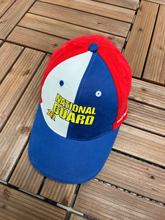 National Guard Greg Biffle NASCAR Embroidered Hat | Size S/M | Vintage Red White & Blue Racing Cap | Free Shipping to America |