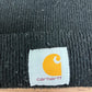 Carhartt Stitched Logo Graphic Winter Hat | One Size Fits All | Vintage 2000s Made in Canada Branded Black Beanie | Free Shipping to USA |