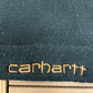 Carhartt Stitched Logo Graphic Winter Hat | One Size Fits All | Vintage 2000s Made in Canada Branded Black Beanie | Free Shipping to USA |