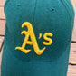 Oakland Athletics Nike Embroidered Hat | Adjustable With Strap Back | Vintage 2000s Nike MLB Baseball Green Cap |