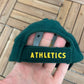 Oakland Athletics Nike Embroidered Hat | Adjustable With Strap Back | Vintage 2000s Nike MLB Baseball Green Cap |