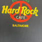 Hard Rock Cafe Baltimore Graphic Tee | Size X-Large | Vintage 1990s Promotional Collectors Blue T-Shirt | Made in USA |