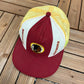 Washington Redskins Embroidered Graphic Hat | Snap Back | Vintage 1990s NFL Football Red Cap |