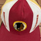 Washington Redskins Embroidered Graphic Hat | Snap Back | Vintage 1990s NFL Football Red Cap |