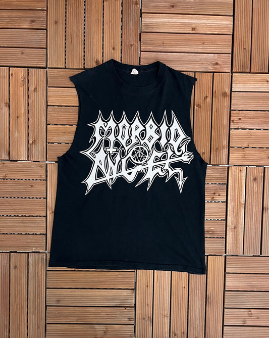 Morbid Angel Extreme Music For Extreme People Graphic Tee | Size Medium | Vintage 2000s Death Metal Black T-Shirt | Free Shipping to USA |