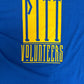 University of Pitt Volunteers Graphic Tee | Size Large | Vintage 1990s Single Stitch College Blue T-Shirt | Free Shipping to USA|
