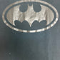 Batman Matte Black Graphic Tee | Size Medium | Vintage 2000s Superhero Promotional Black T-Shirt |