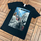The Walking Dead Graphic Tee | Size Medium | Retro 2000s Television Series Promotional Black T-Shirt | Free Shipping to USA |