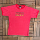 Kiss Rock Band Graphic Tee | Size Large | Vintage 1990s Rock Band Promotional Red T-Shirt |