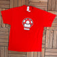 Mario Kart Mushroom Bonus Graphic Tee | Size Large | Vintage 2000s Nintendo Video Game Promotional Red T-Shirt | Free Shipping to USA|
