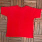 Disney Mickey Mouse Abstract Graphic Tee | Size Women's XL | Vintage 2000s Abstract Design Red T-Shirt | Free Shipping to USA |