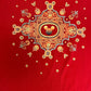 Disney Mickey Mouse Abstract Graphic Tee | Size Women's XL | Vintage 2000s Abstract Design Red T-Shirt | Free Shipping to USA |
