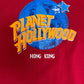 Planet Hollywood Hong Kong Graphic Tee | Size X-Large | Vintage 1990s Tourist Collectors Pink Red T-Shirt  | Free Shipping to USA |