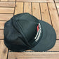 Ingersoll Rand Transportation Graphic Hat | Adjustable With Snap Back | Vintage 1990s Promotional Black Trucker Cap |