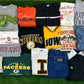 18 Piece Wholesale Bundle Lot of 1990s & 2000s Music, Pro / College Sports, Harley Davidson, Jeans, Promotional Items, Adidas Windbreaker