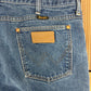 Wrangler Cowboy Cut Slim Fit Rigid Blue Jeans | Size 38 x 32 | Vintage 1990s Wrangler Branded Blue Jeans | Made in USA|Free Shipping to USA|