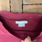 Nike Small Embroidered Swoosh Graphic Crewneck | Size XX-Large | Vintage 2000s Maroon Branded Swoosh Sweater  | Free Shipping to USA |