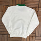 Golfer Spell Out Graphic Sweater | Size Large | Vintage 1990s Colourful Part Knit Sweatshirt | Made in USA |