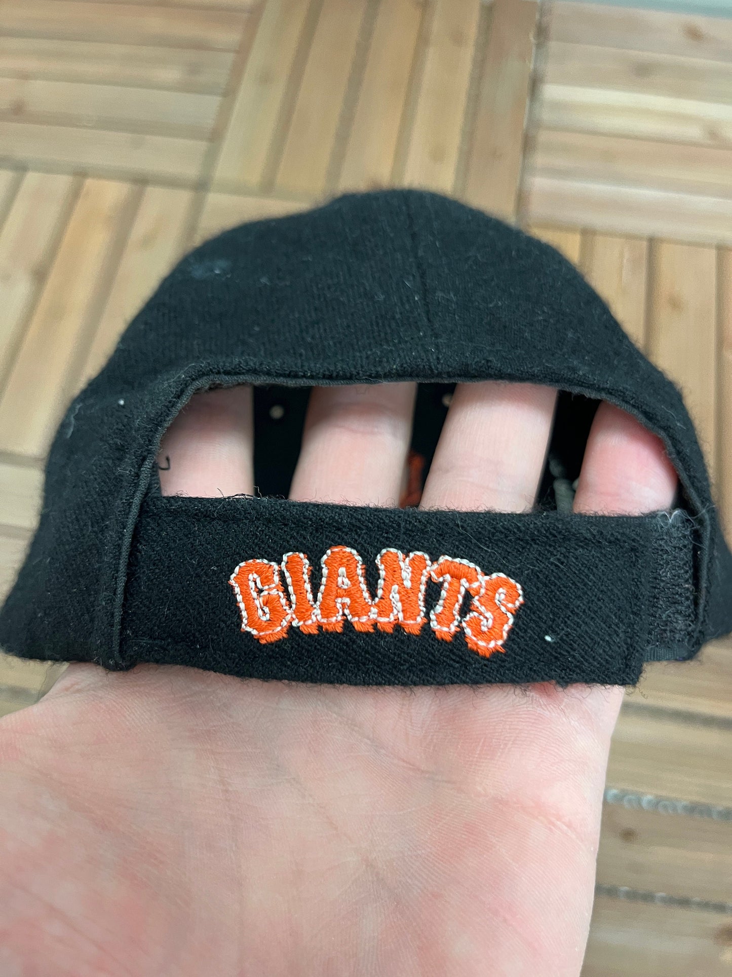 San Francisco Giants Nike Embroidered Hat | Adjustable With Strap Back | Vintage 2000s Nike MLB Baseball Black Cap | Free Shipping to USA |