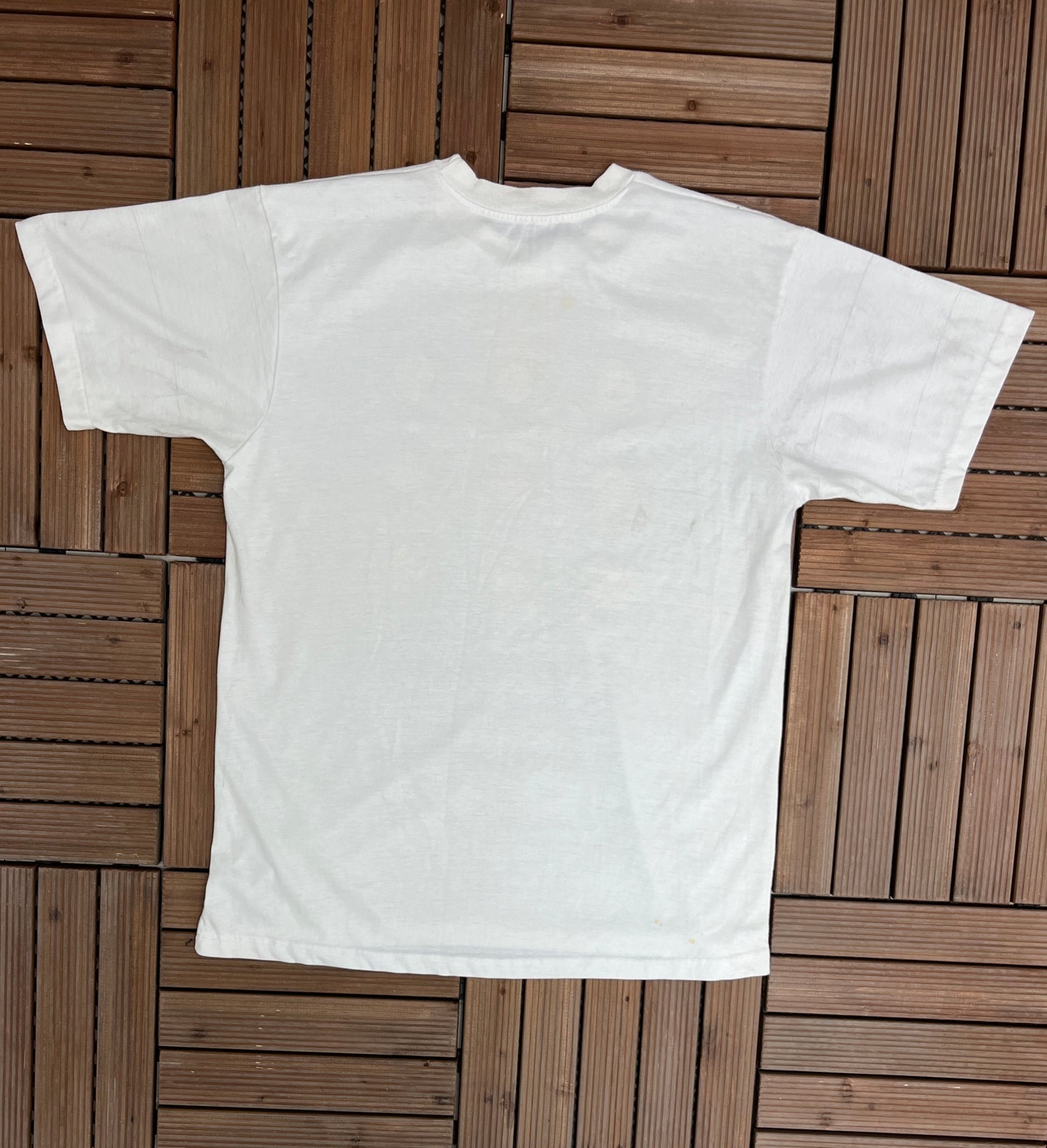 Do The Macarena St. Lucia Graphic Tee | Size Large | Vintage 1990s Promotional Tourist White T-Shirt | Free Shipping to USA |