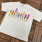 Pray For Surf - Hawaii Graphic Tee | Size Medium | Vintage 1990s Promotional Tourist White T-Shirt | Made in USA | Free Shipping to USA |