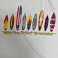 Pray For Surf - Hawaii Graphic Tee | Size Medium | Vintage 1990s Promotional Tourist White T-Shirt | Made in USA | Free Shipping to USA |
