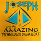 Joseph and the Amazing Technicolor Dreamcoat Graphic Tee | Size Medium | Vintage 2000s Promotional Yellow T-Shirt | Free Shipping to USA |