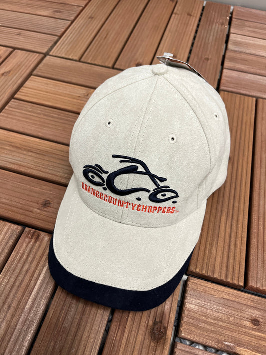 Orange County Choppers New York Embroidered Hat | Adjustable With Strap Back | Vintage 2000s Bikers Grey Hat | Free Shipping to America |