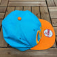 Chicago Bulls Embroidered Graphic Hat | Adjustable With Snap Back | Vintage 2000s New Era NBA Basketball Blue Cap |