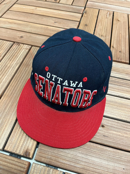 Ottawa Senators Embroidered Hat | Adjustable With Snap Back | Vintage 2000s NHL Hockey Zephyr Hats Baseball Cap | Free Shipping to USA |