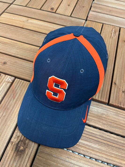 Syracuse Orange Nike Embroidered Graphic Hat | Adjustable With Strap Back | Vintage 2000s College Sports Orange Cap | Free Shipping to USA |