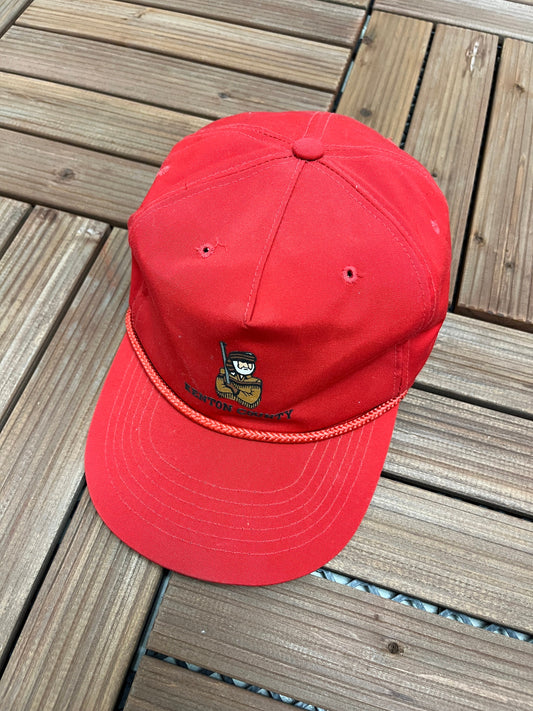 Kenton County, Kentucky Ninja Graphic Hat | Adjustable With Metal Clasp | Vintage 2000s Tourist Red Cap | Free Shipping to USA |