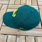 Oakland Athletics Nike Embroidered Hat | Adjustable With Strap Back | Vintage 2000s Nike MLB Baseball Green Cap |