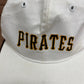 Pittsburgh Pirates Spell Out Embroidered Hat | Adjustable With Snap Back | Vintage 1990s MLB Baseball White Cap | Free Shipping to USA |