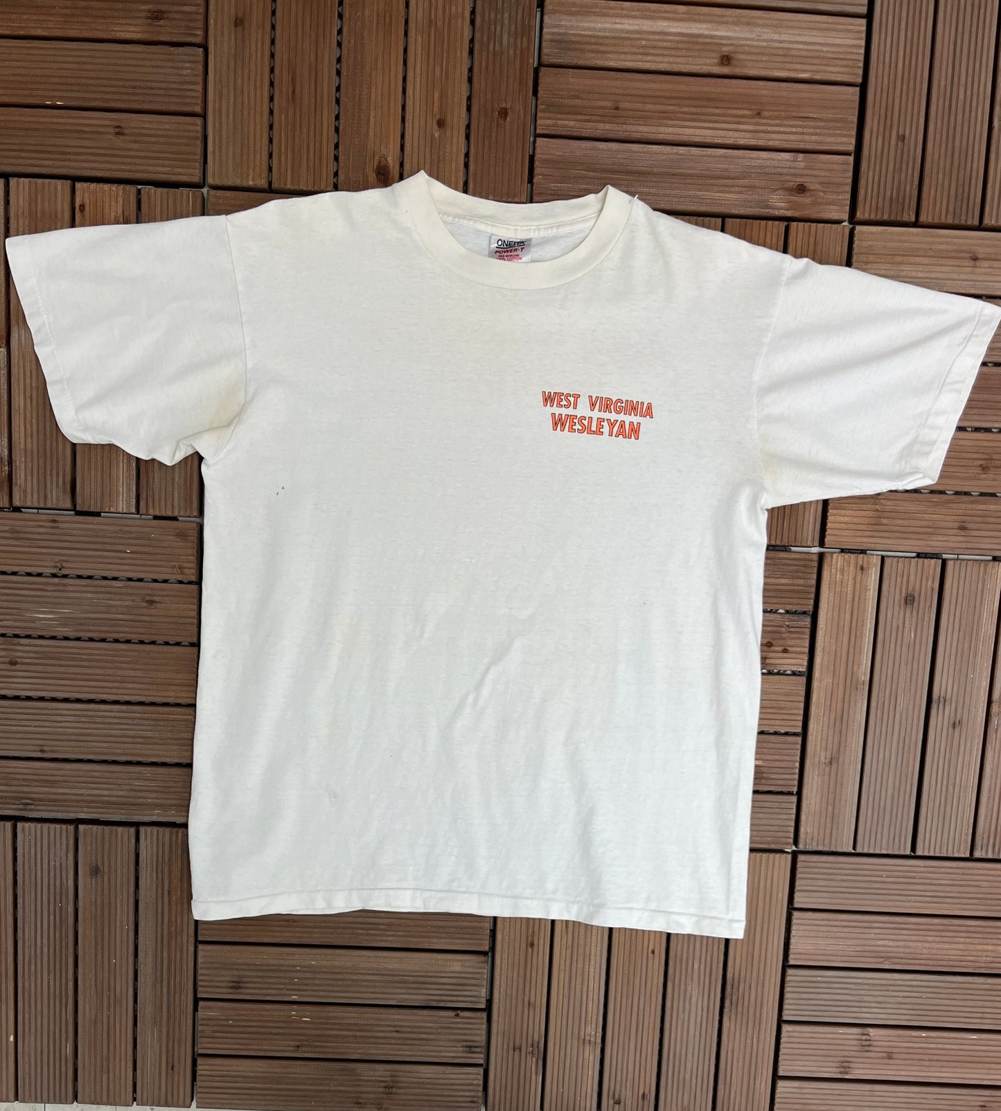 West Virginia Wesleyan Greeks Do It With Their Brothers and Sisters Graphic Tee | Size XL |Vintage 1990s White T-Shirt|Free Shipping to USA|