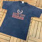 Boyne City, Michigan Graphic Tee | Size Large | Vintage 1990s Promotional Tourist Blue T-Shirt |