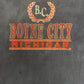 Boyne City, Michigan Graphic Tee | Size Large | Vintage 1990s Promotional Tourist Blue T-Shirt |